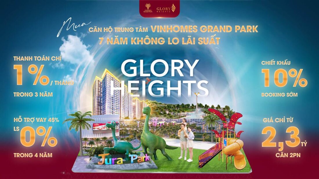 mặt bằng tòa tháp căn hộ Glory Heights