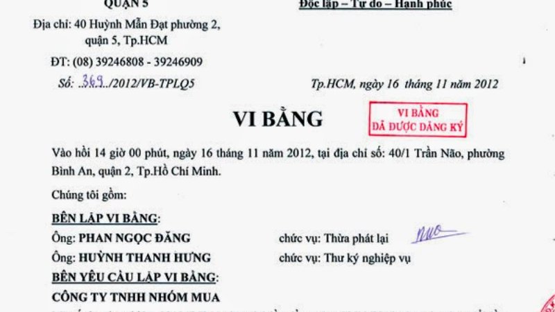 mua nhà công chứng vi bằng có an toàn không