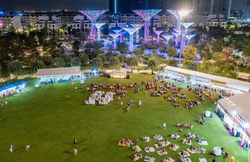 chợ đêm vinhomes grand park