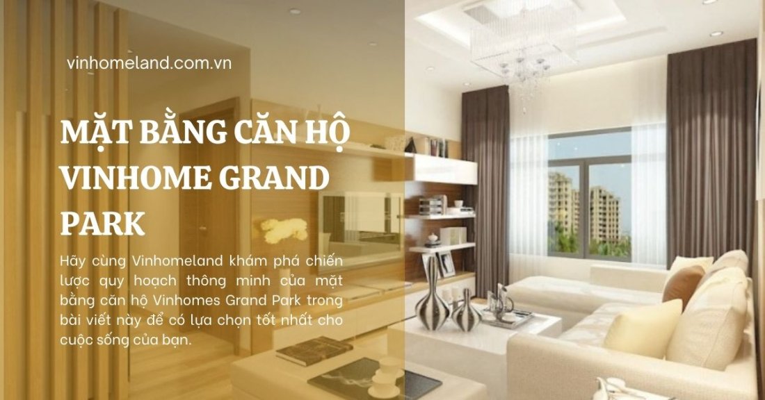 mặt bằng căn hộ vinhome grand park