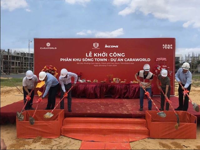 Lễ khởi công phân khu Sông Town - dự án Caraworld Cam Ranh